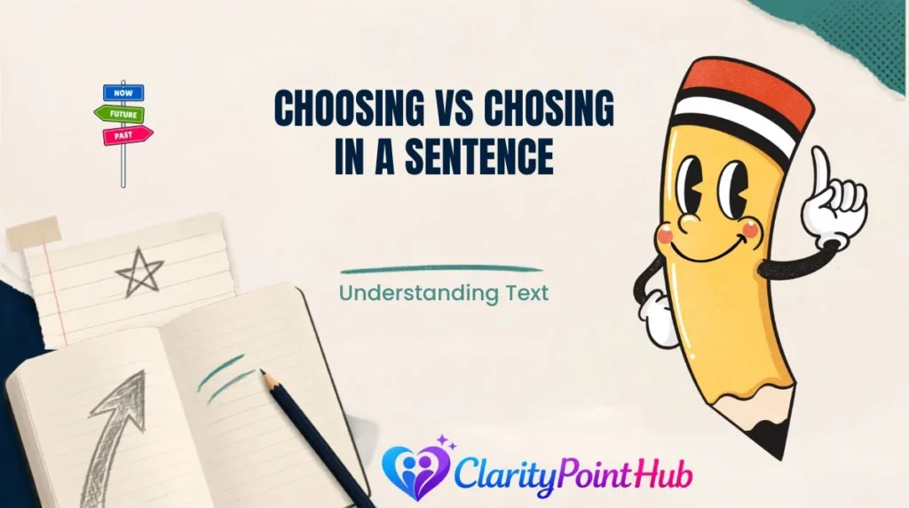 Choosing vs Chosing in a Sentence