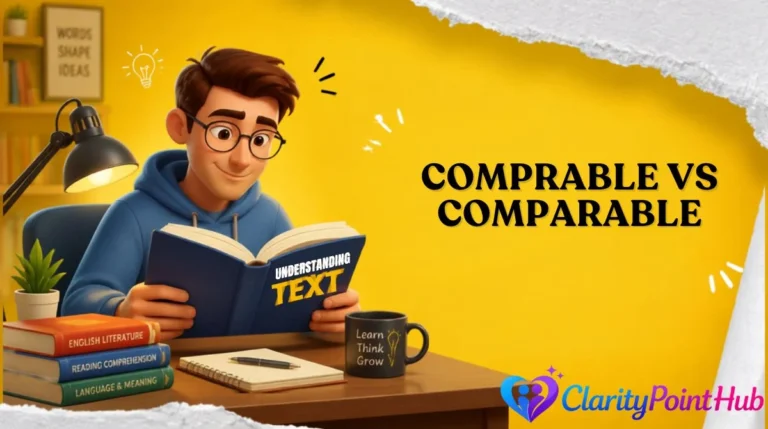 Comprable vs Comparable