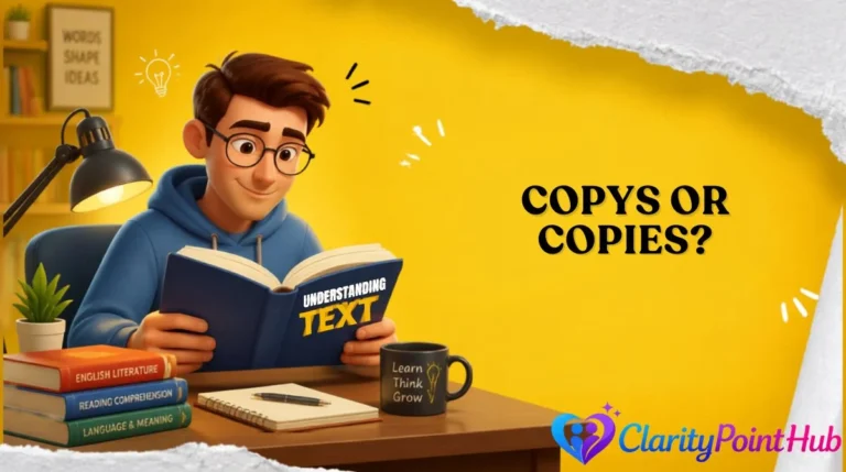 Copys or Copies?