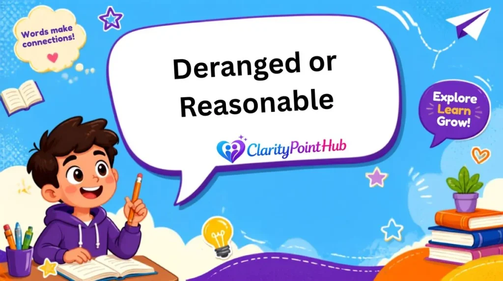 Deranged or Reasonable