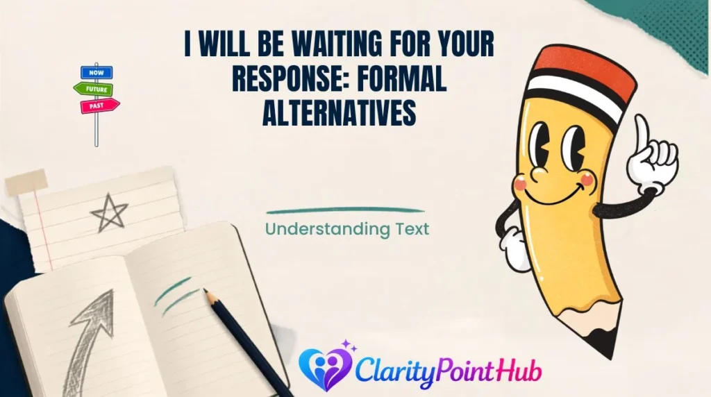 I Will Be Waiting for Your Response: Formal Alternatives