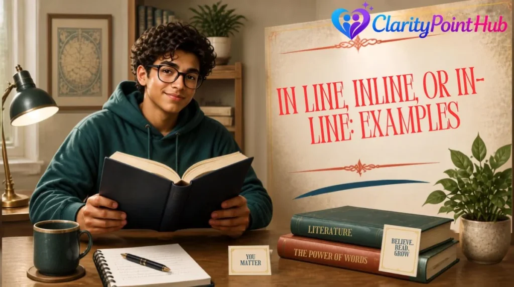 In Line, Inline, or In-Line: Examples