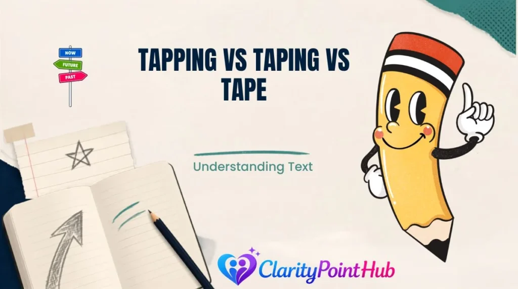 Tapping vs Taping vs Tape