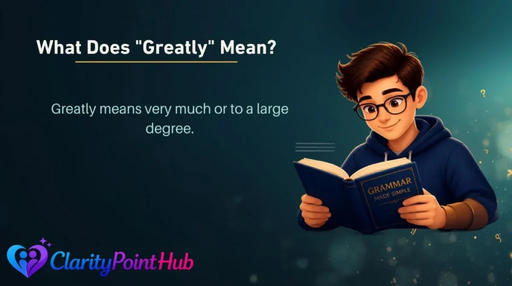 What Does "Greatly" Mean?