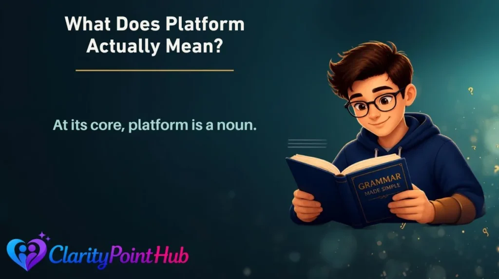 What Does Platform Actually Mean?