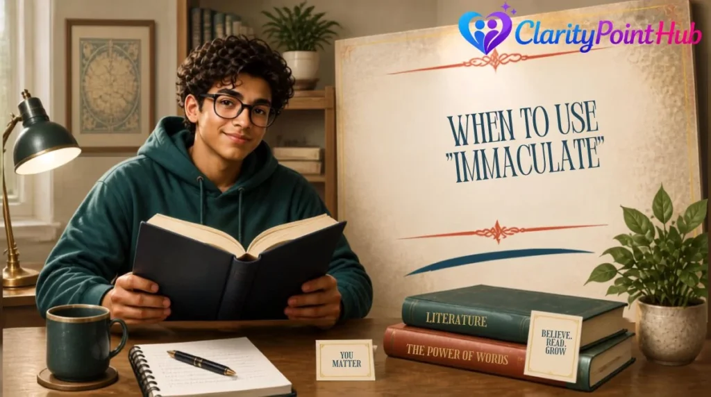 When to Use "Immaculate"