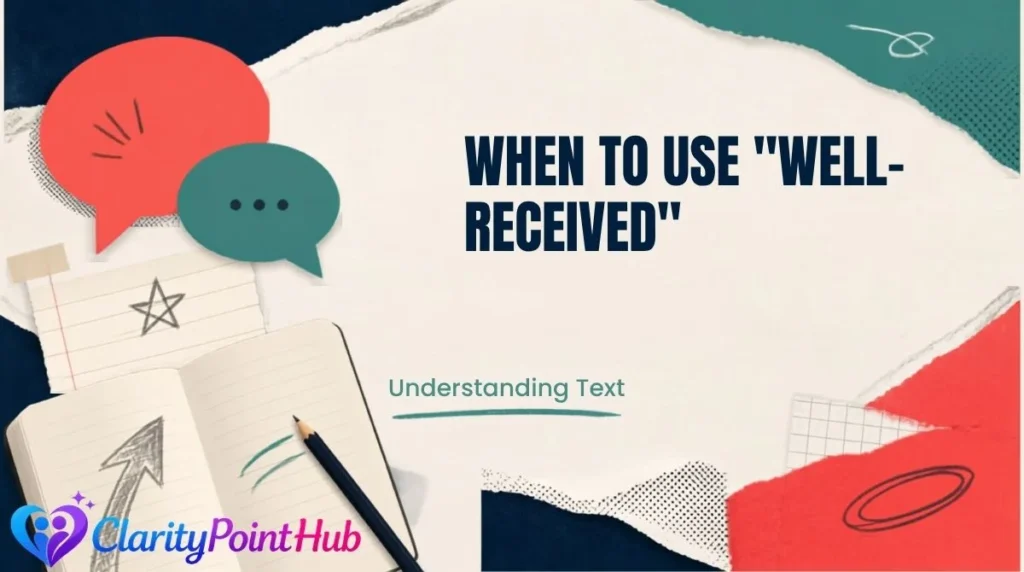 When to Use "Well-Received"
