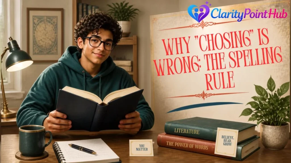 Why "Chosing" Is Wrong: The Spelling Rule