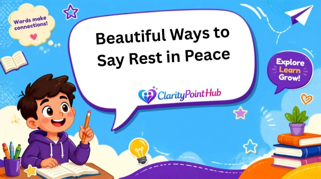 Beautiful Ways to Say Rest in Peace