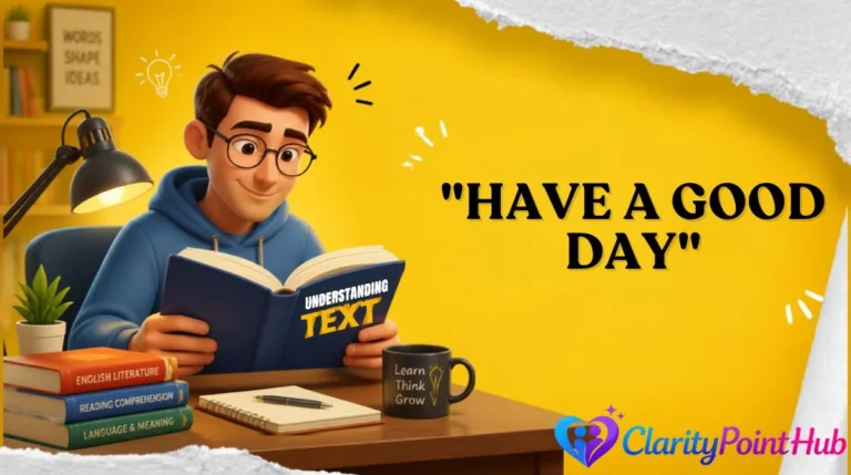 "Have a Good Day"