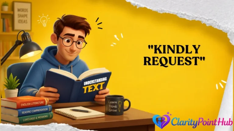 "Kindly Request"
