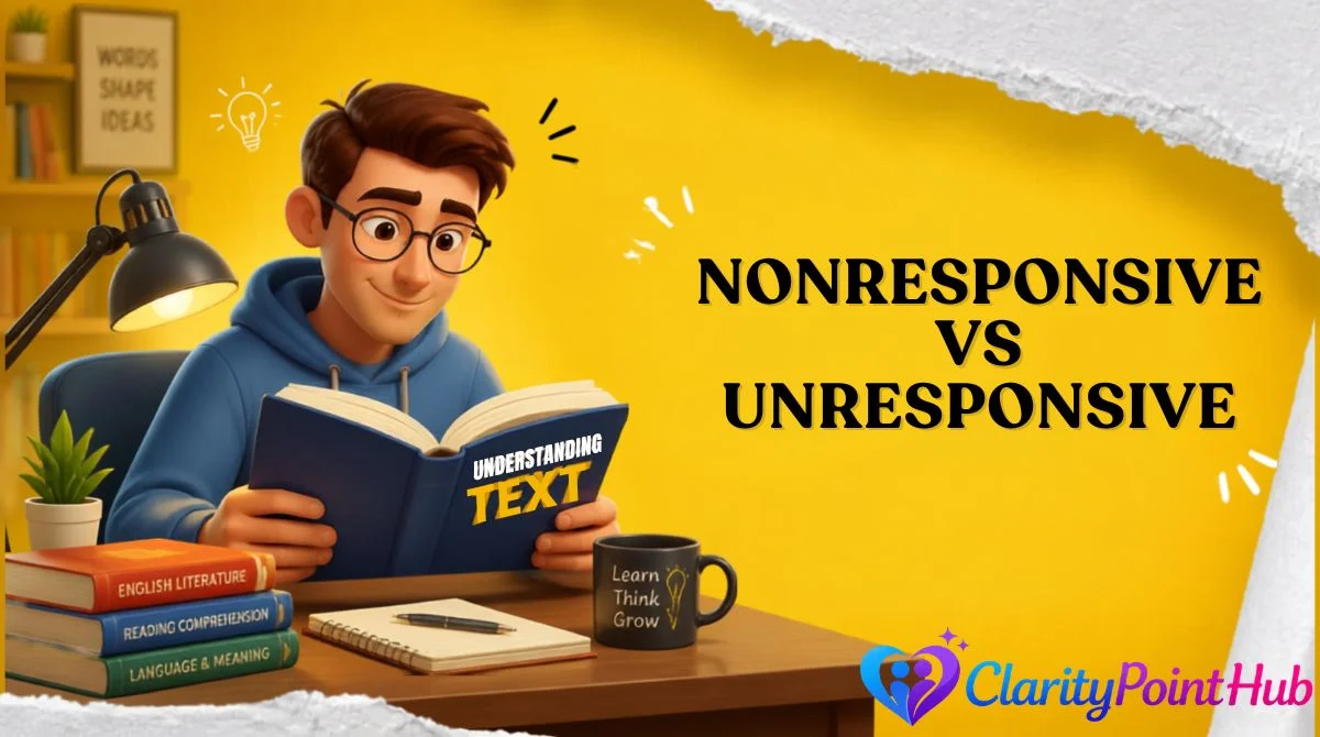 Nonresponsive vs Unresponsive