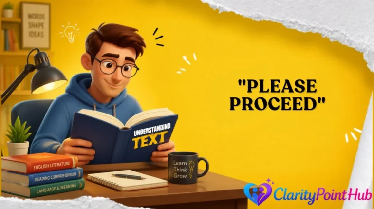 "Please Proceed"
