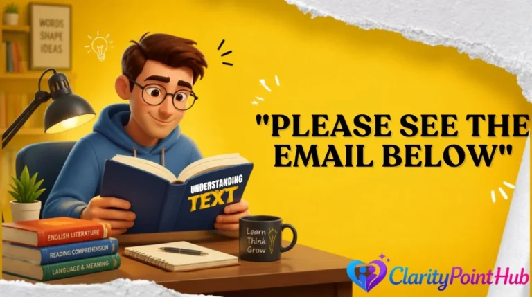 "Please See the Email Below"
