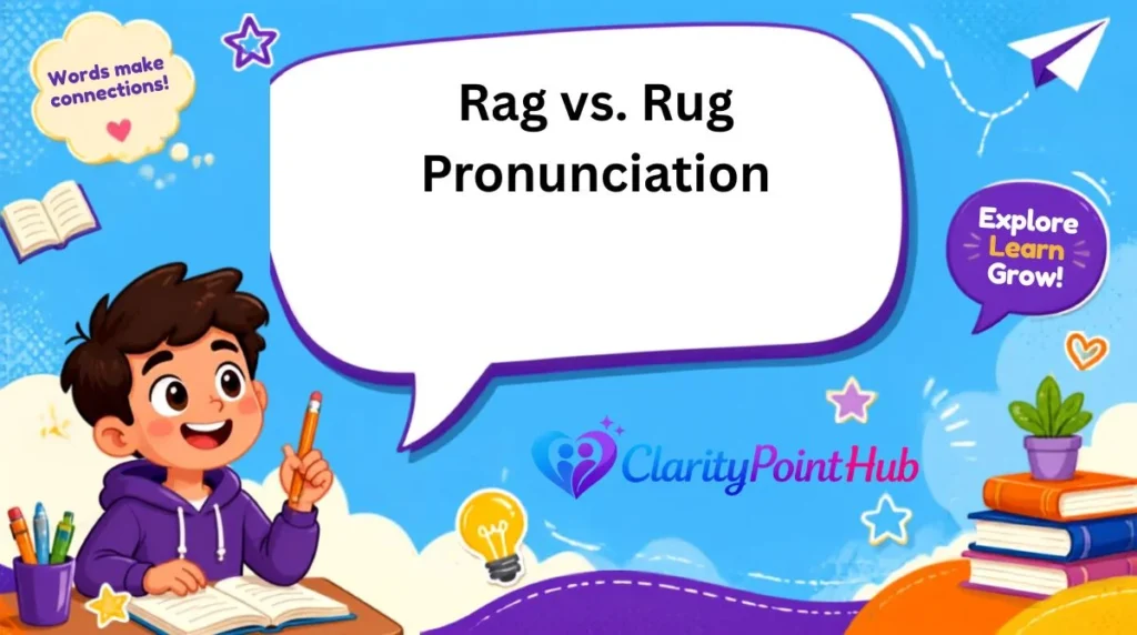 Rag vs. Rug Pronunciation