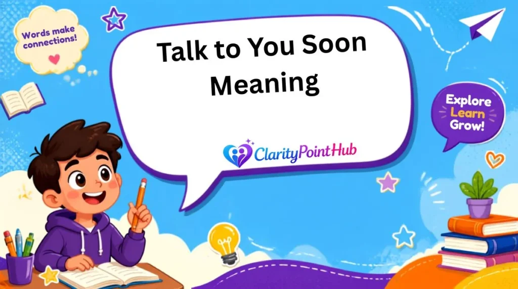 Talk to You Soon Meaning