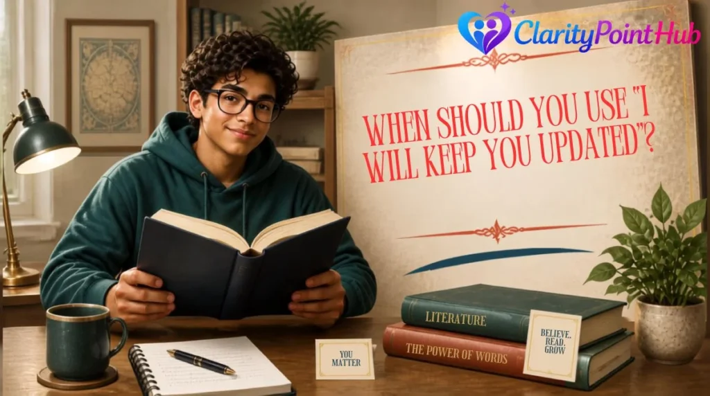 When Should You Use “I Will Keep You Updated”?
