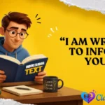 “I Am Writing to Inform You”